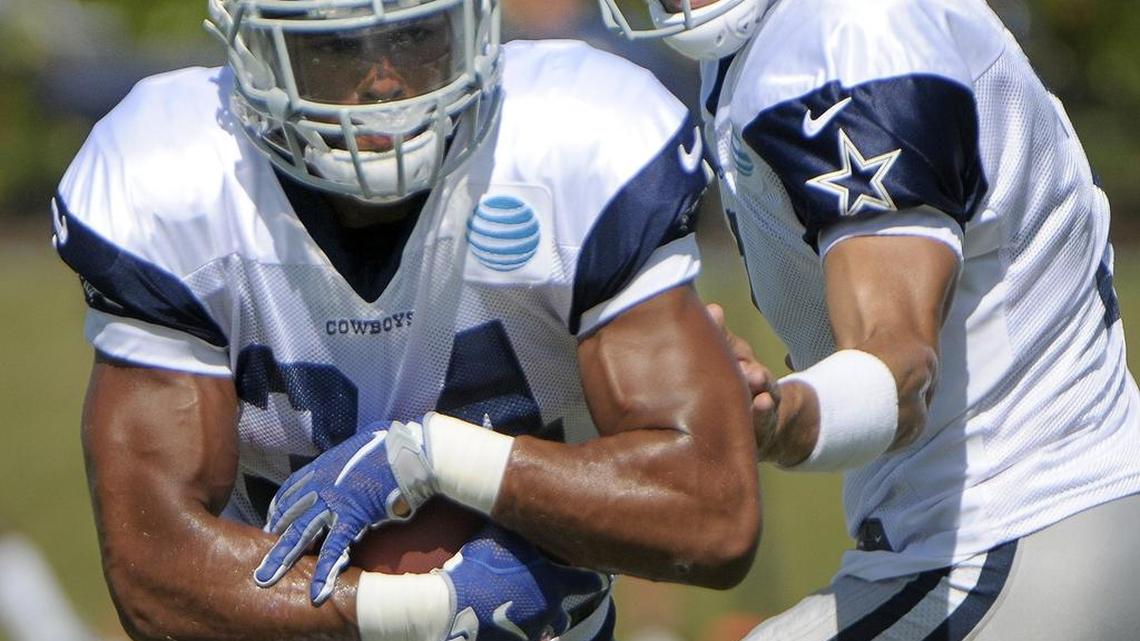Darius Jackson (left) was cut by the Cowboys on Tuesday.