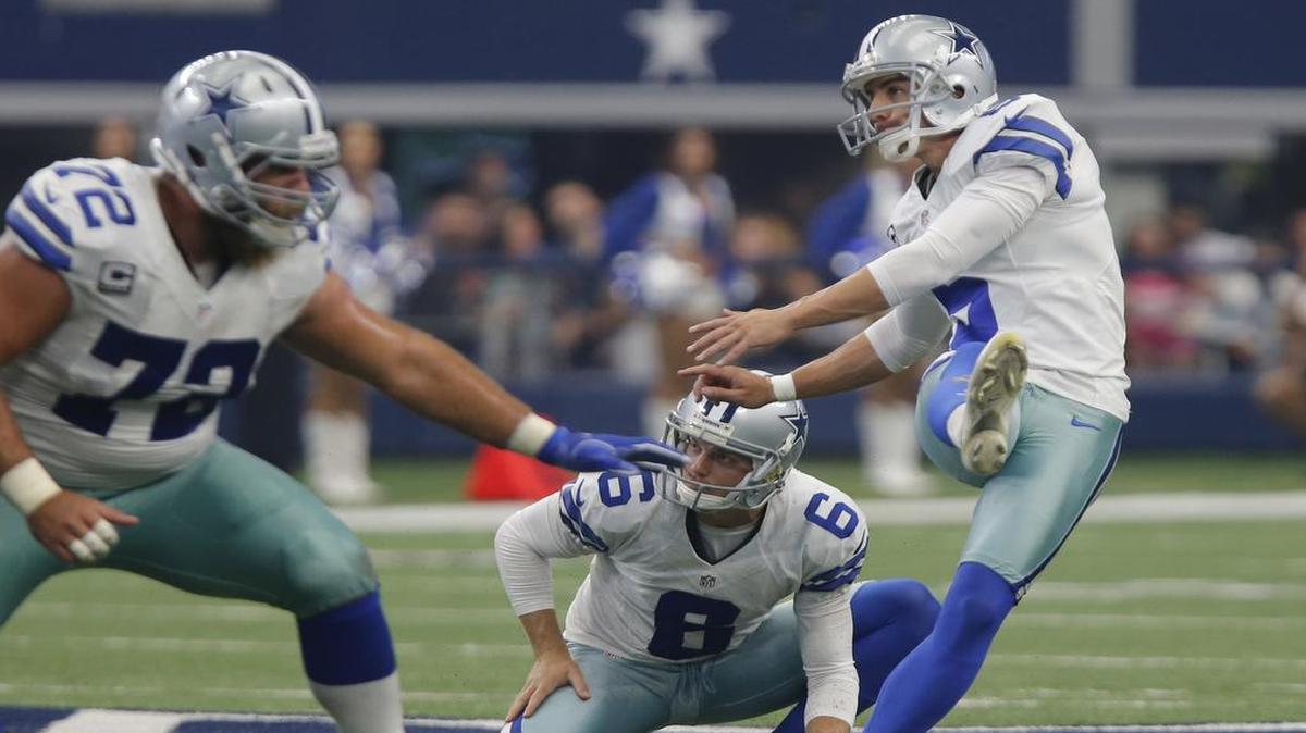 Kicker Dan Bailey leads the Dallas Cowboys in scoring with 35 points.