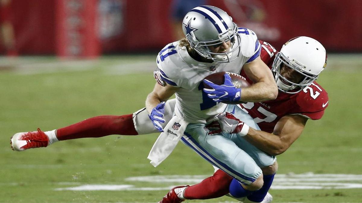 Cowboys wide receiver Cole Beasley caught one pass for 4 yards in Monday’s win against the Arizona Cardinals.