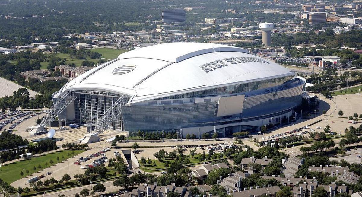 AT&T Stadium in Arlington.
