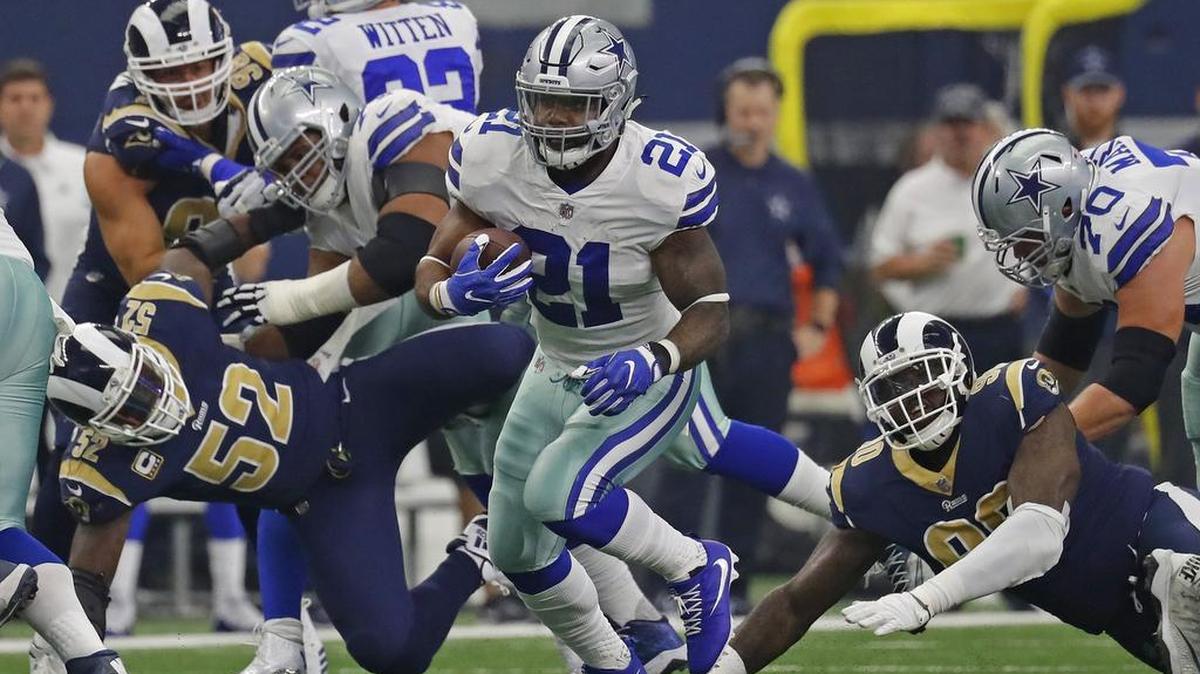 Ezekiel Elliott and the Cowboys running game is off to a slower start than last year.