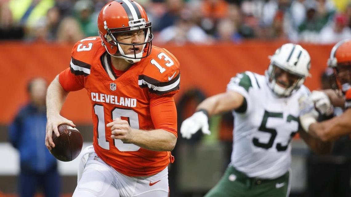The Browns released native Texan Josh McCown earlier this month, making him a free agent.