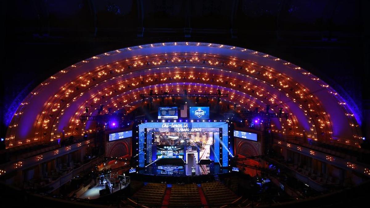 Chicago hosted the 2016 NFL Draft at the Auditorium Theatre.
