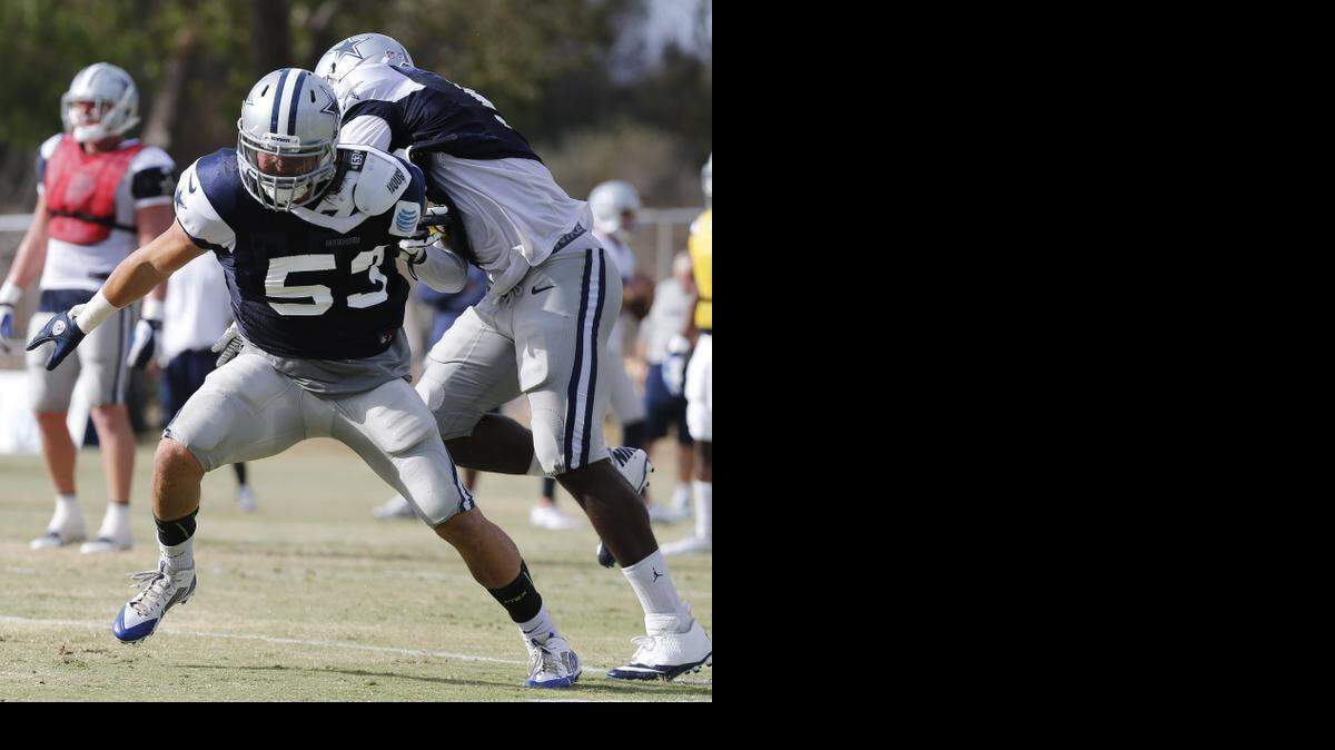 
Cameron Lawrence was a major player on special teams and got some extended playing time at linebacker because of injures in 2014.
