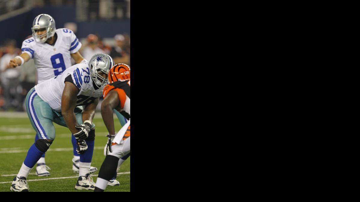 
Jermey Parnell won’t be back in Dallas to protect quarterback Tony Romo after agreeing to a five-year deal with Jacksonville.

