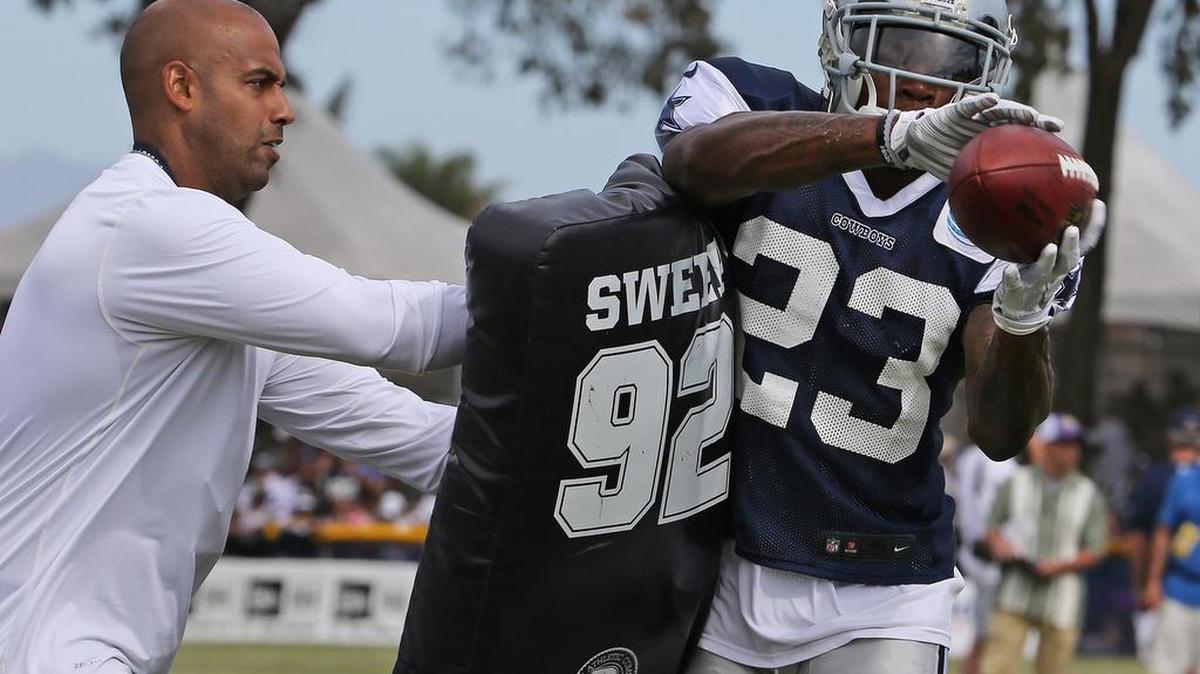 
Dallas Cowboys defensive back Corey White (23) missed three practices to be in Atlanta for the birth of his first child.

