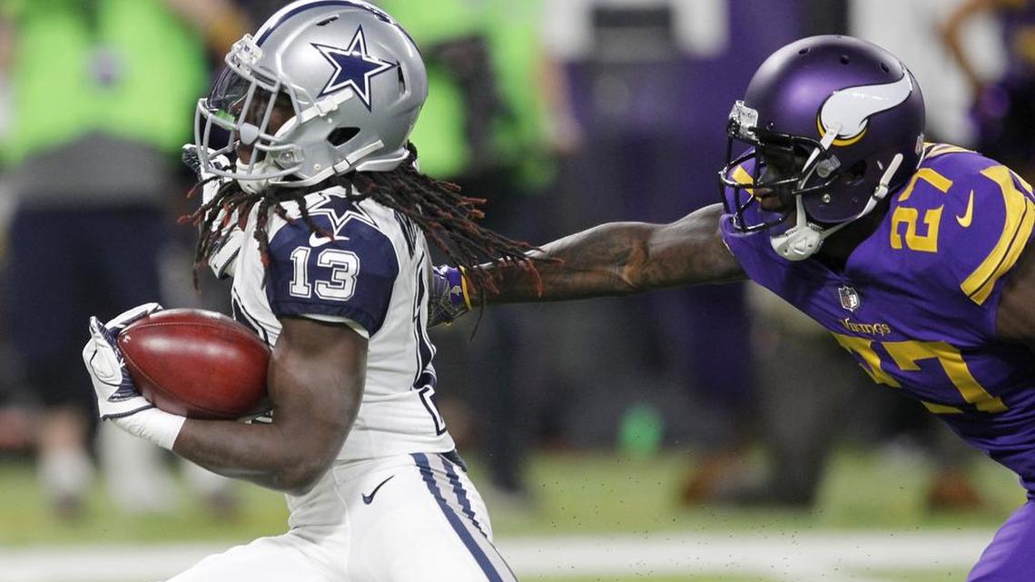 Dallas Cowboys wide receiver Lucky Whitehead (13), the team’s primary kick returner, was left home and didn’t make the trip for the 10-7 loss to the Giants Sunday after being late for a walk through and a team meeting Saturday morning.
