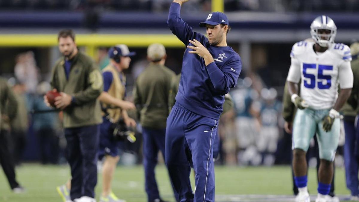 Tony Romo is expected to return Nov. 22 at Miami.