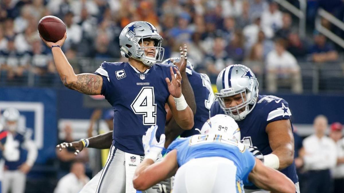 Dallas Cowboys quarterback Dak Prescott has thrown 16 touchdowns and rushed for five more.