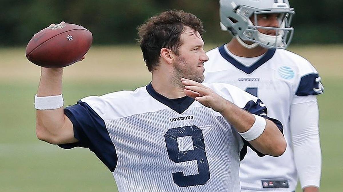 Cowboys quarterback Tony Romo is actually getting more work in this off-season than in recent years despite surgery on his collarbone.