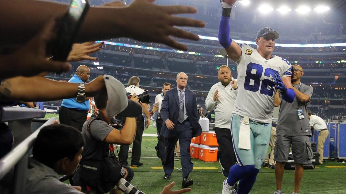 
Dallas Cowboys tight end Jason Witten led the Cowboys to victory.
