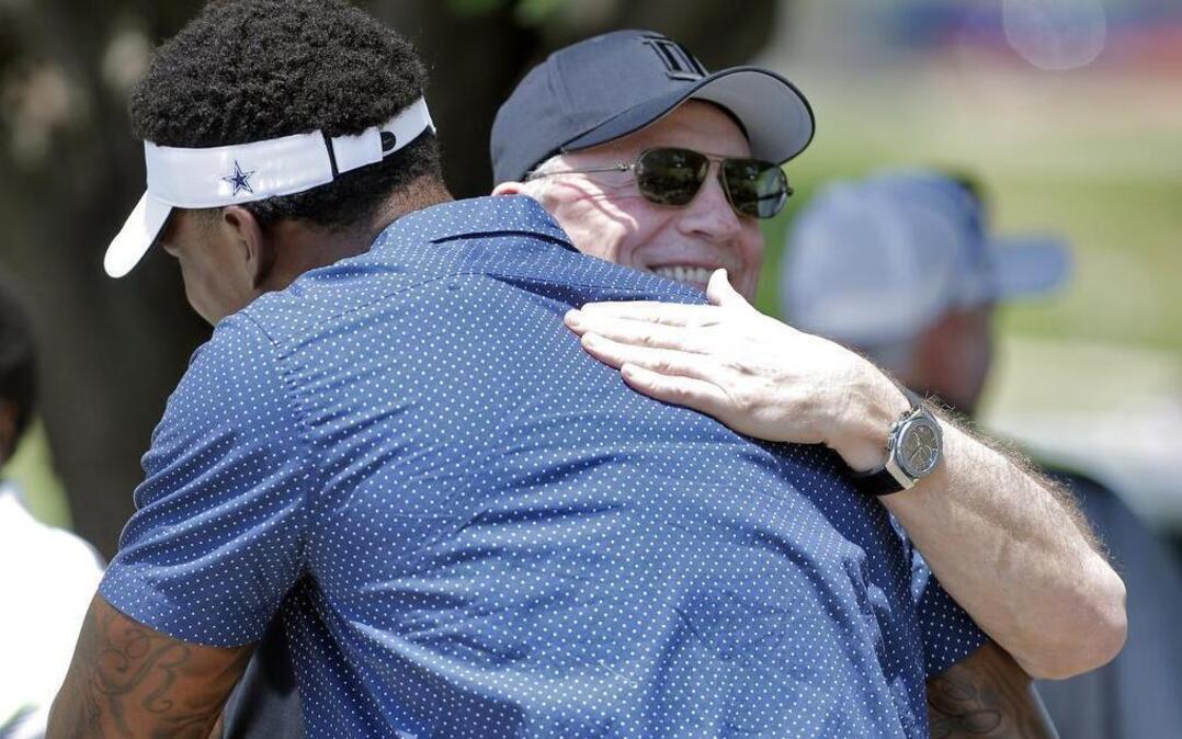 Dallas Cowboys owner Jerry Jones continues to support suspended defensive end Randy Gregory, but says the team is not counting on him this season because of his dependency issues.