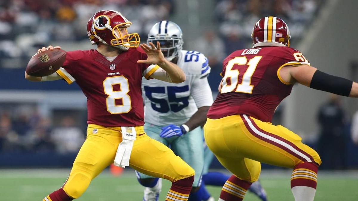Redskins QB Kirk Cousins shredded the Cowboys early, passing for 176 yards and three touchdowns in the first half.
