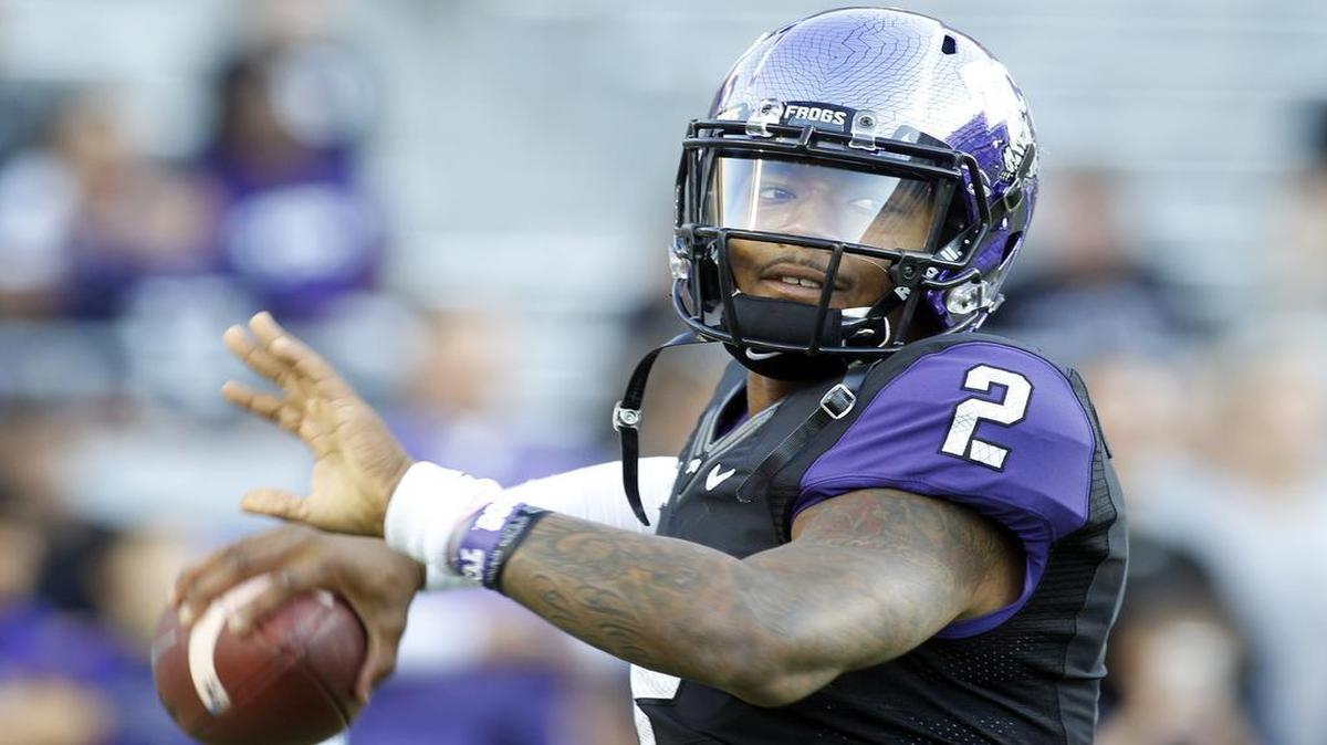 TCU quarterback Trevone Boykin is training at IMG Academy in Brandenton, Fla. He turned down a spot to play in the Senior Bowl as a wide receiver.