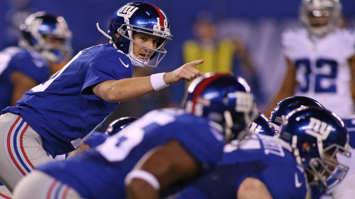 
QB Eli Manning led the Giants to two championships since 2007 but hasn’t made the playoffs in three seasons.


