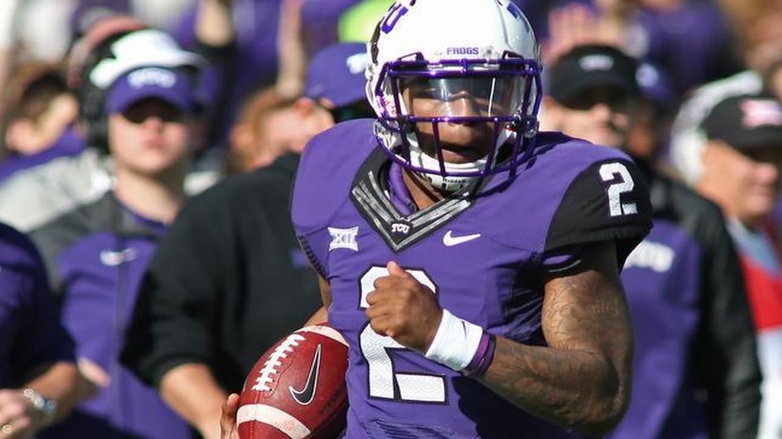 
One of the biggest reasons to believe in Gary Patterson and TCU in 2015 is Trevone Boykin. The quarterback had a breakout campaign last year and is a preseason Heisman Trophy candidate.


