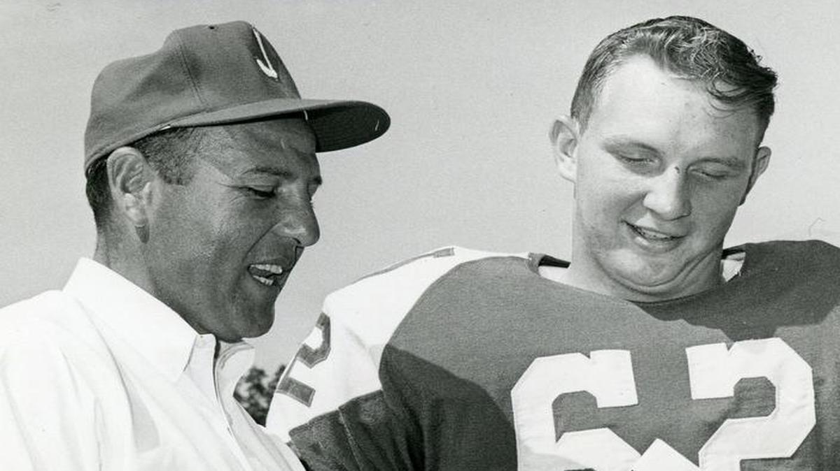 
C.O. Brocato, left, with Tom Kelly, became a legend among scouts and coaches in the southwest.
