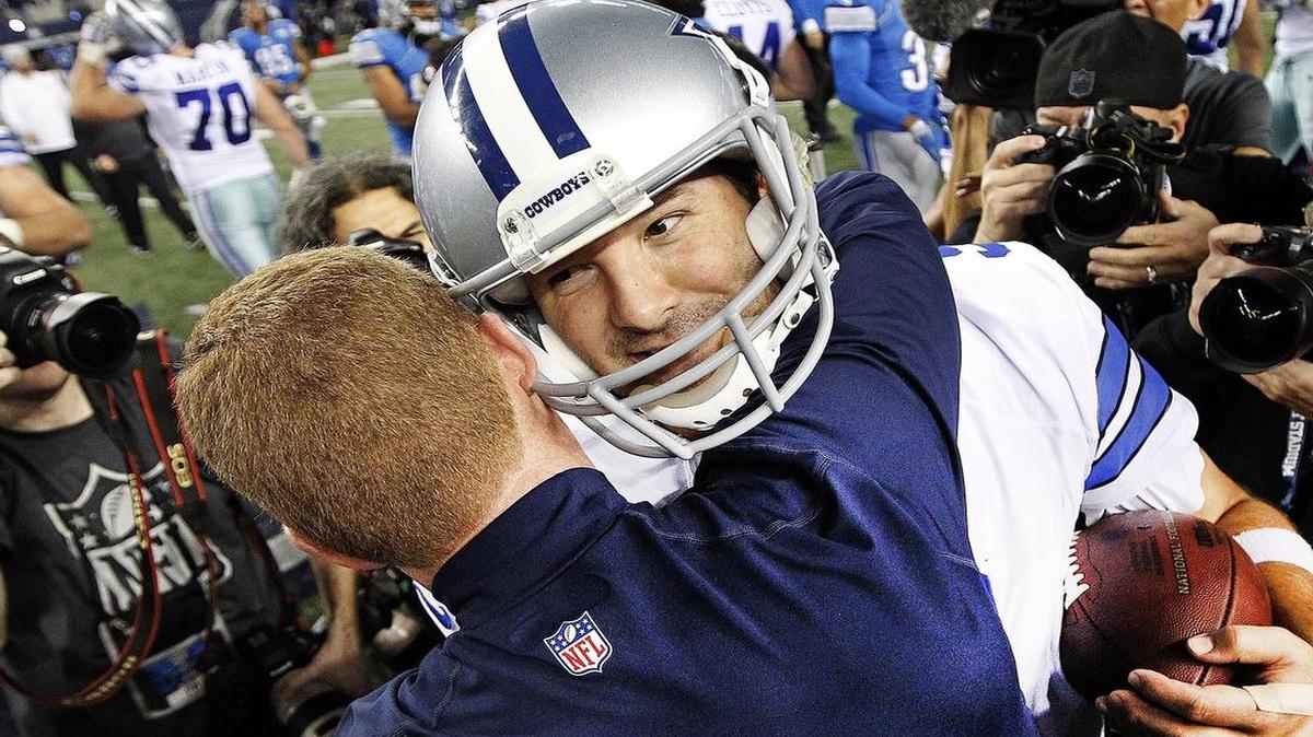 
Cowboys coach Jason Garrett and quarterback Tony Romo should have at least 11 occasions for celebration in 2015.


