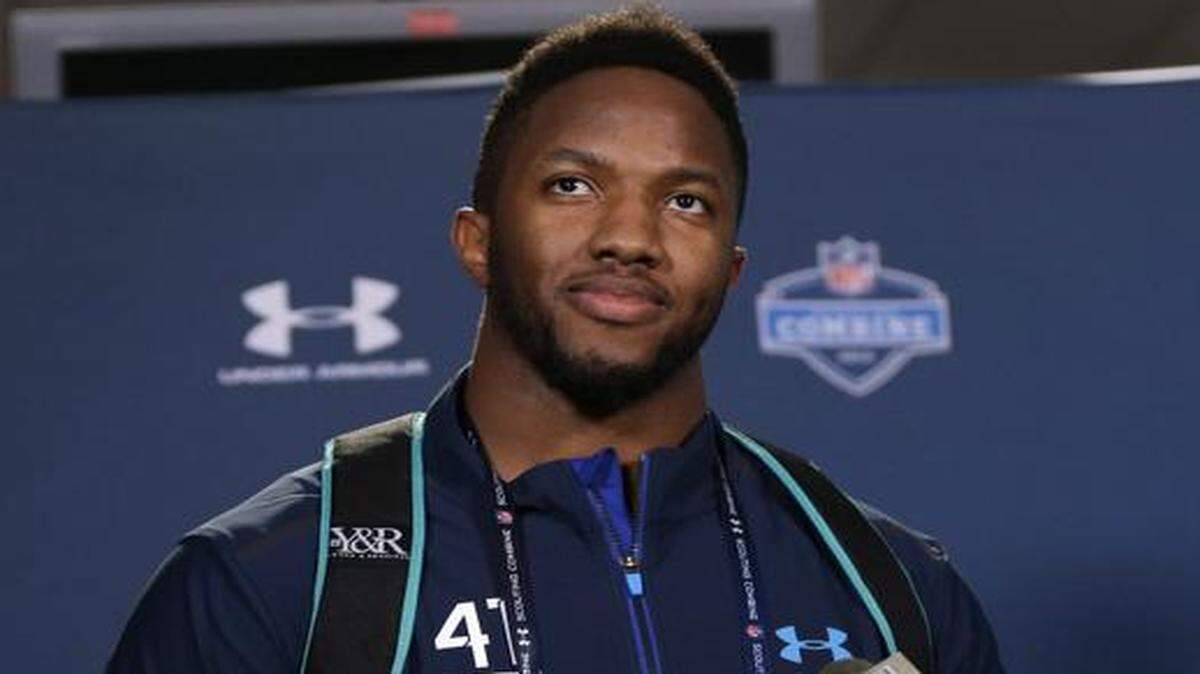 
Texas A&M offensive lineman Cedric Ogbuehi, rehabbing from knee surgery, will be looking to go in the second round. 
