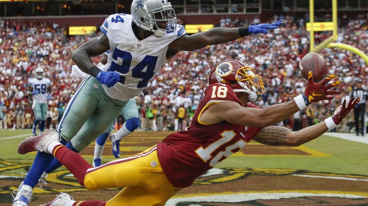 A left foot injury in spring has limited Redskins’ first-round receiver Josh Doctson to just two catches thus far this season.