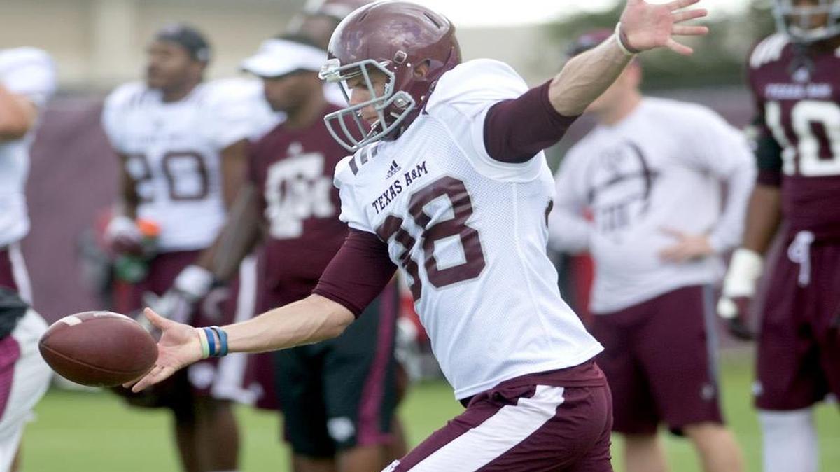 Texas A&M punter Drew Kaser led the Southeastern Conference in punting two of the past three years.