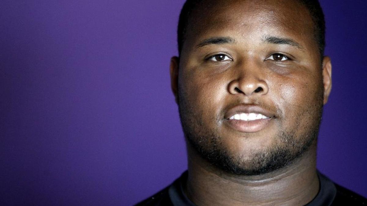 New England Patriots player Marcus Cannon.