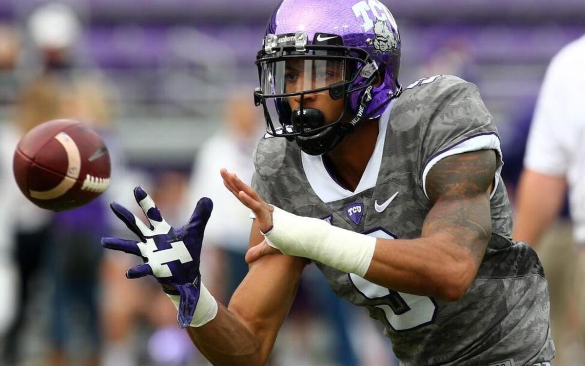 Former TCU Horned Frogs wide receiver Josh Doctson ran a 4.50 in the 40-yard dash at the NFL combine on Saturday.