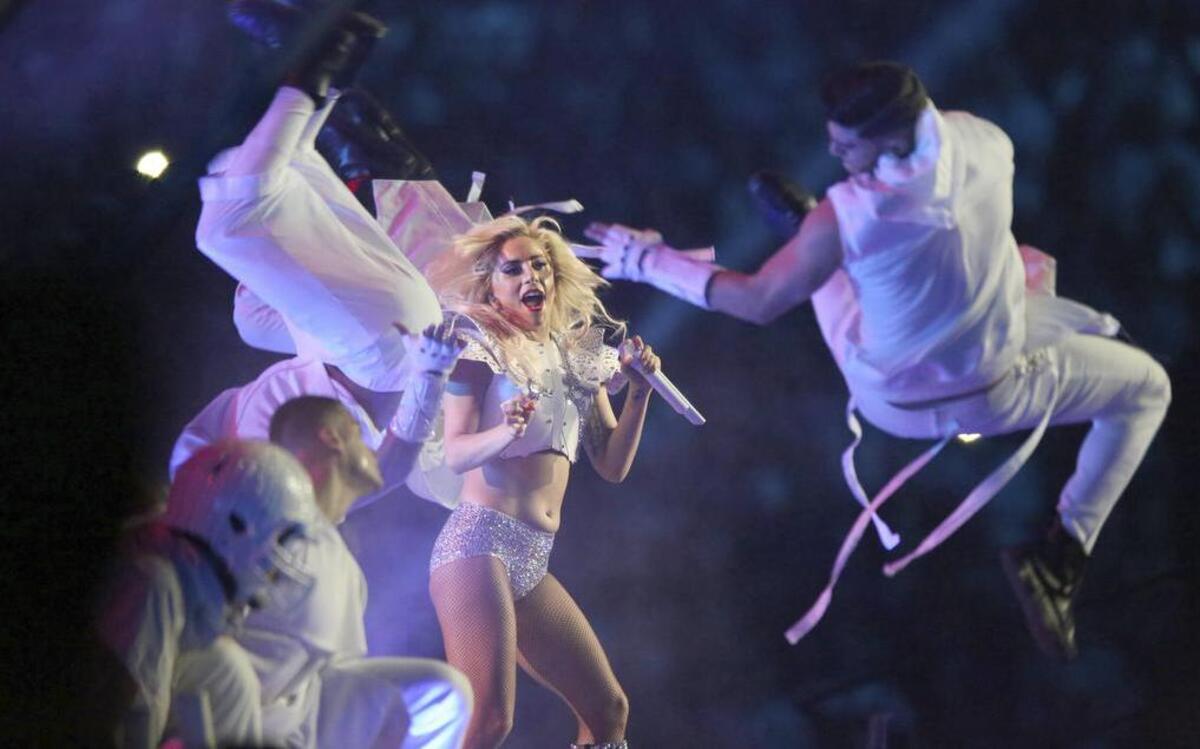 Nearly 118 million viewers watch Lady Gaga’s halftime performance in Super Bowl LI at NRG Stadium in Houston.
