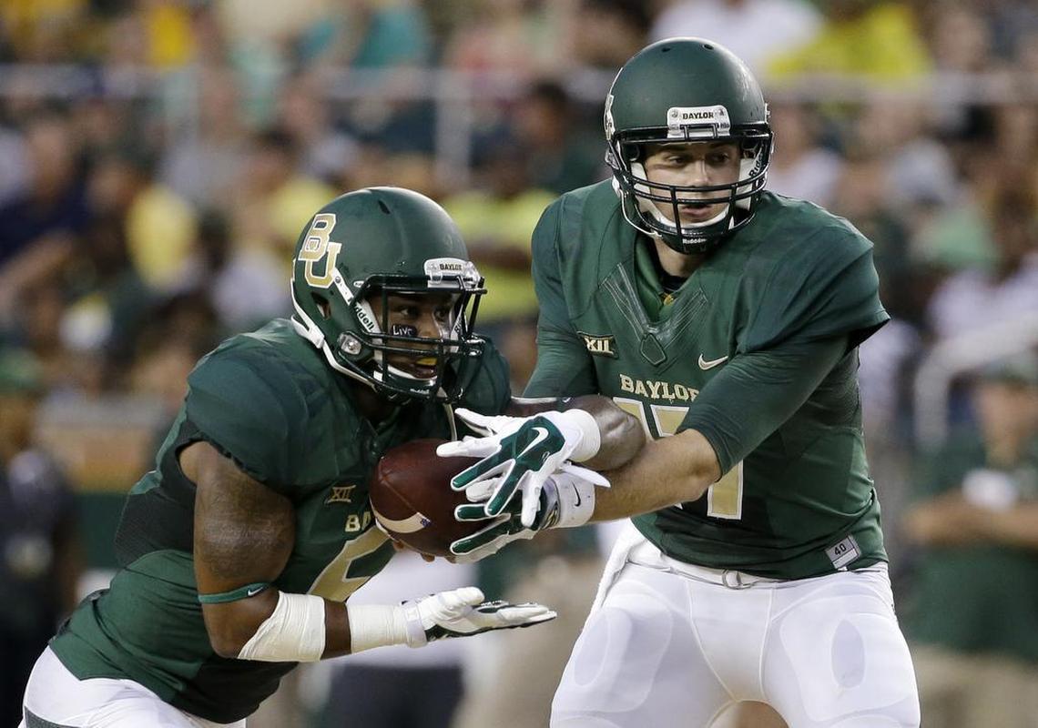 History suggests Baylor’s potent offense won’t skip a beat with new quarterback Seth Russell, right. The return of 1,200-yard rusher Shock Linwood won’t hurt, either.
