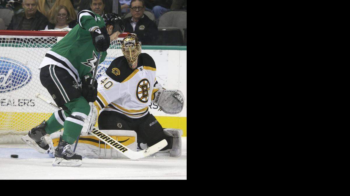 
Boston Bruins goalie Tuukka Rask limited Cody Eakin and the Dallas Stars to a single goal in their first meeting of the season Jan. 20 in Dallas. The two teams meet again Tuesday in Boston.


