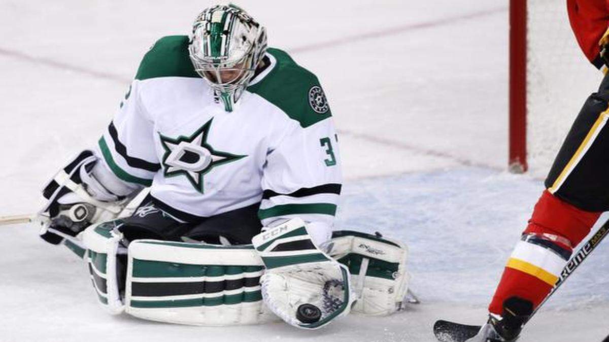 
Stars goalie Kari Lehtonen
