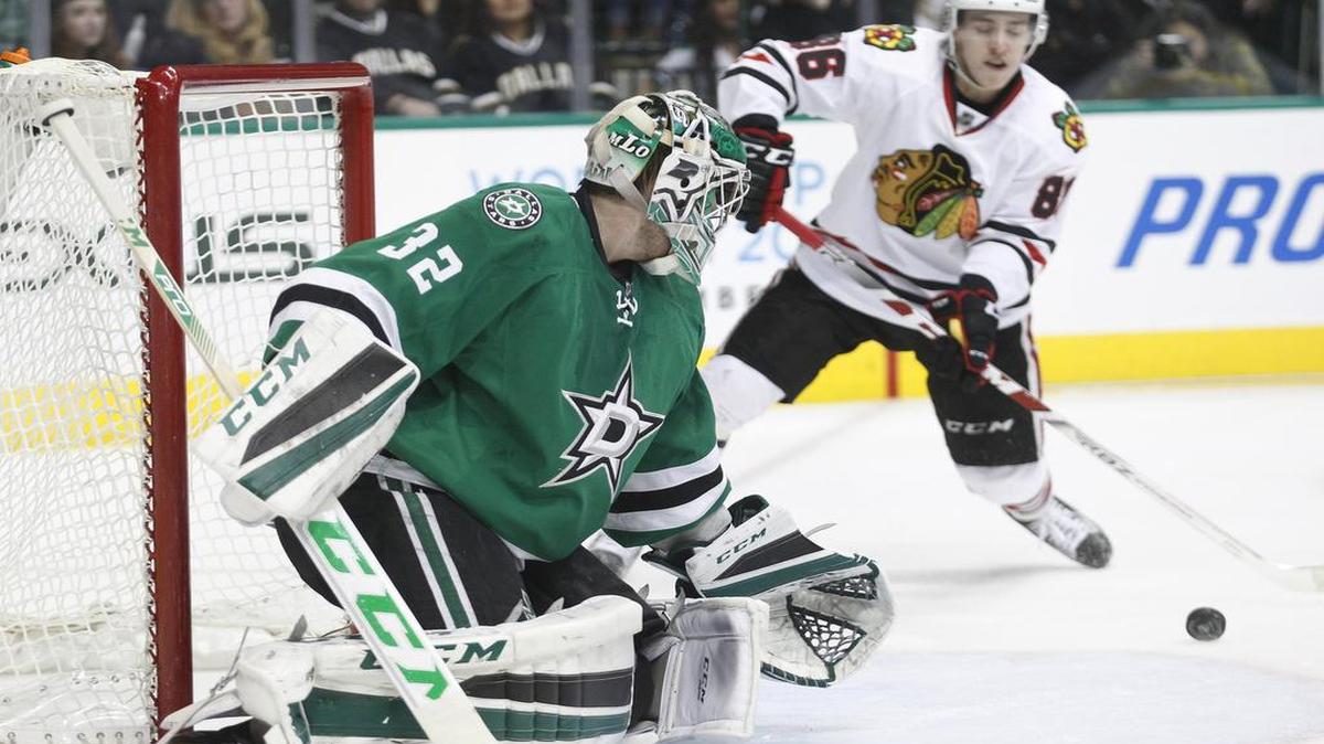 Stars goalie Kari Lehtonen has started the last three meetings against the Chicago Blackhawks and center Teuvo Teravainen. Lehtonen has allowed two goals in each of the games and earned the win in the last two.