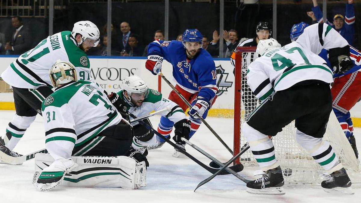 The Dallas Stars and New York Rangers complete their season series at 3 p.m. Saturday at the American Airlines Center.