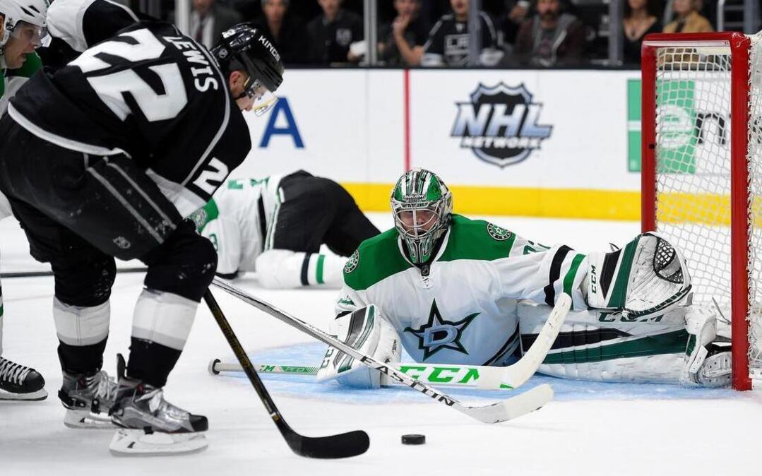 Goalie Kari Lehtonen and the Dallas Stars face another top playoff contender in the Los Angeles Kings and Trevor Lewis on Tuesday night at American Airlines Center.