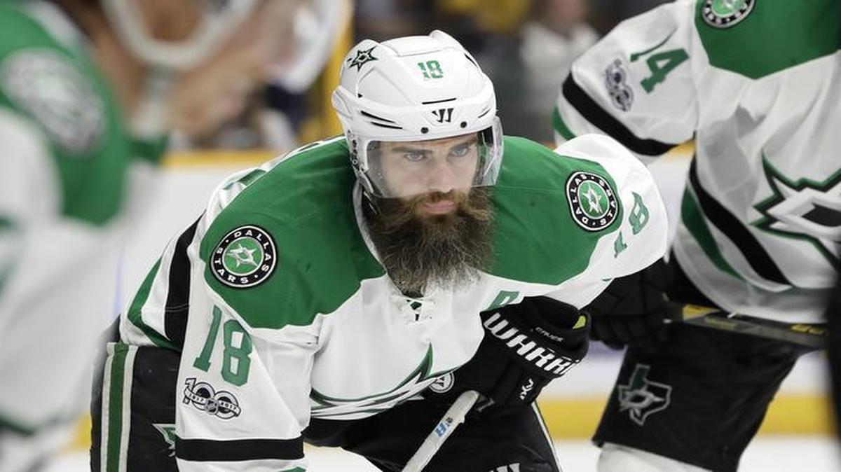 Right wing Patrick Eaves, middle, having a career year, was traded Friday from the Dallas Stars to the Anaheim Ducks, probably for one of the Ducks’ three second-round draft picks in the 2017 draft. The pick could become a first-rounder depending on Eaves’ and the Ducks’ playoff success.