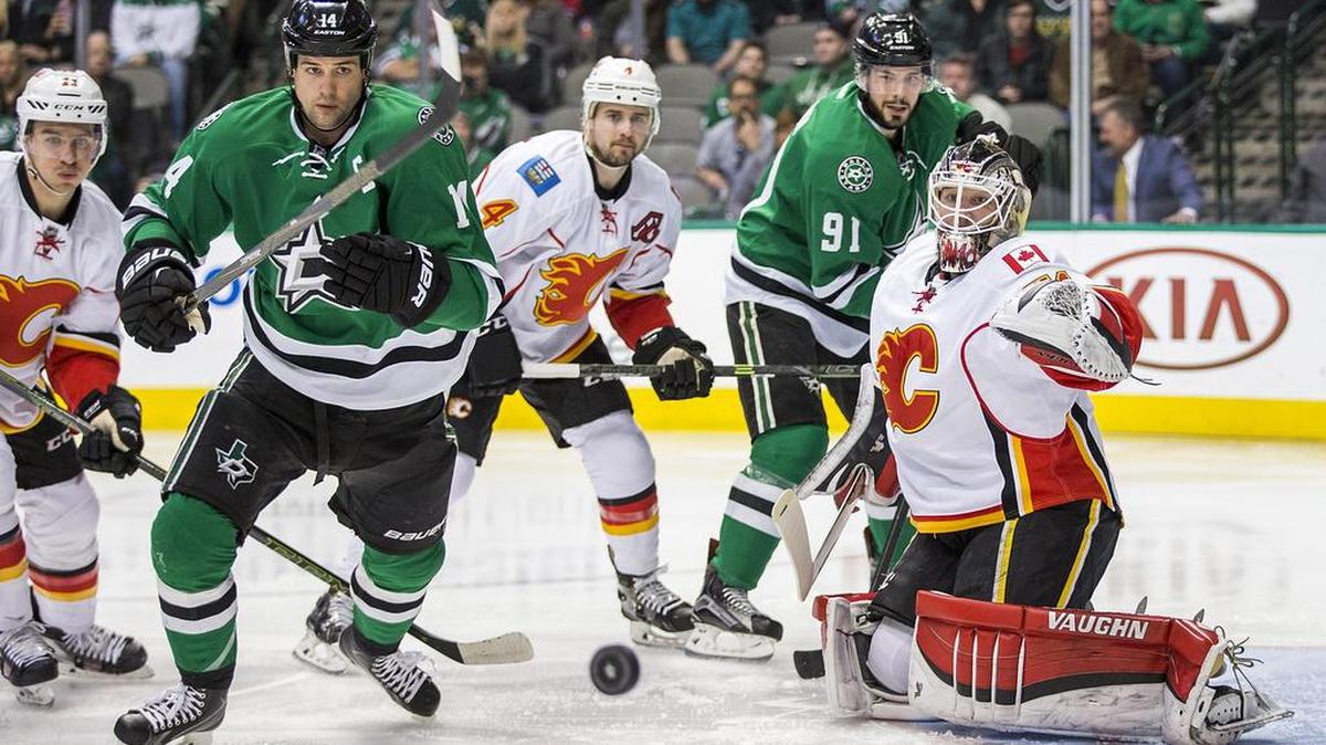 Left wing Jamie Benn, chasing a rebound against Calgary last week, and the Stars face off against the Wild on Tuesday in Minneapolis. The game will be televised at 7 p.m. on NBCSN.