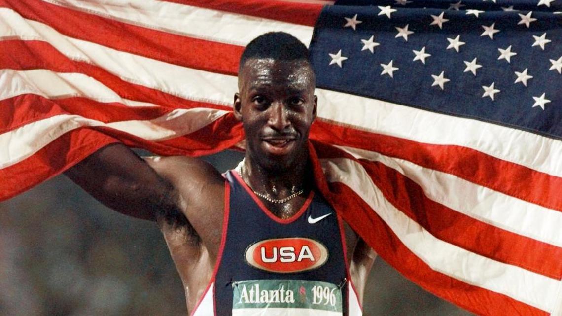 In July 1996, Michael Johnson became the only man to win 200 and 400 meter races in the same Olympics. His 200 time of 19.32 was a world record for more than 12 years.