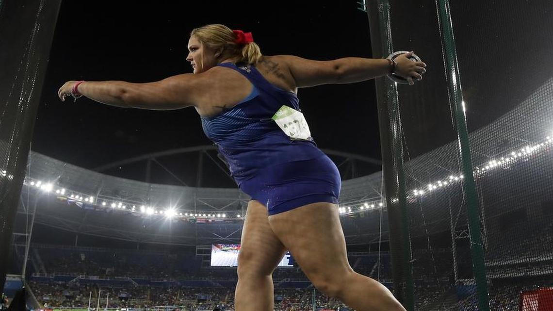 Texas A&M discus thrower Shelbi Vaughan, a Mansfield Legacy graduate, had a top throw of 174 feet, 11 inches Monday to finish 29th in Olympic qualifying in Rio de Janeiro.