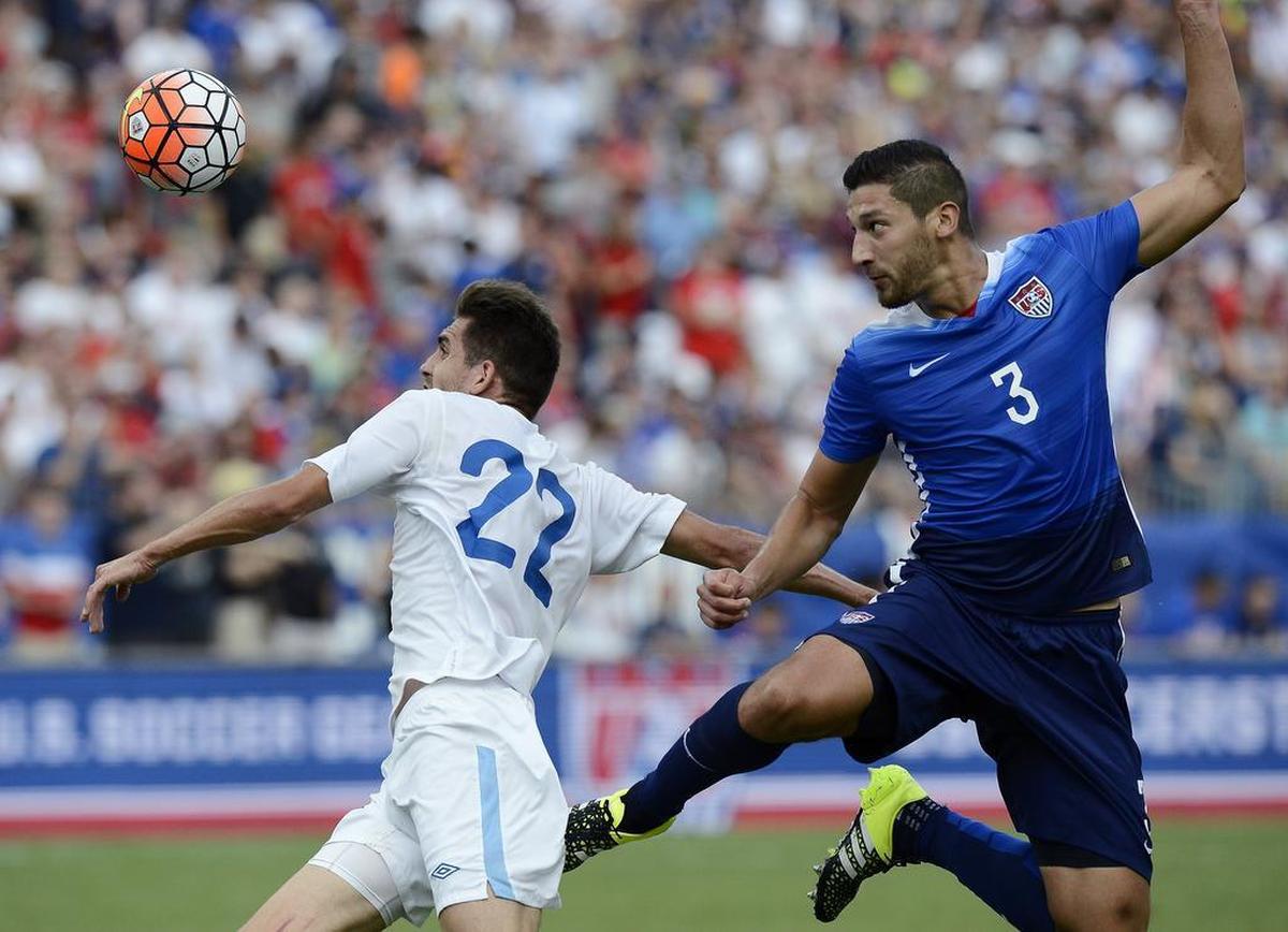 U.S. defender Omar Gonzalez, right, is one of three Texans on the national team.