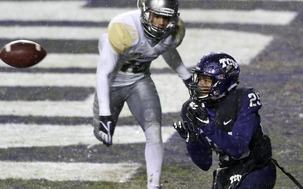 TCU weathers the storm to upset Baylor in game fit for Frogs | Fort ...