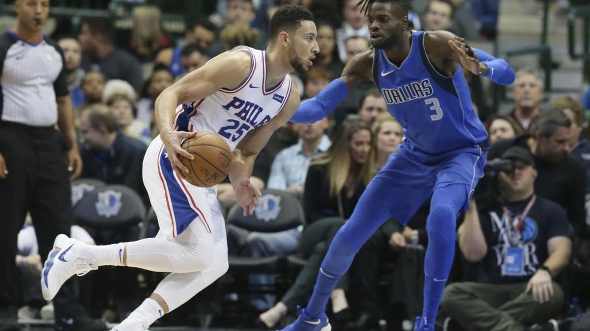 Dallas Mavericks center Nerlens Noel, right, is averaging just over five points and five rebounds.