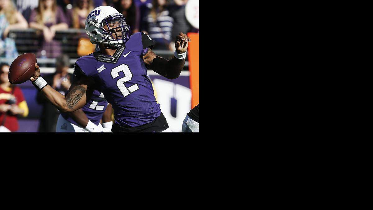 
Trevone Boykin wasn’t the most highly regarded recruit in TCU’s 2011 class, but he has developed into a star quarterback.



