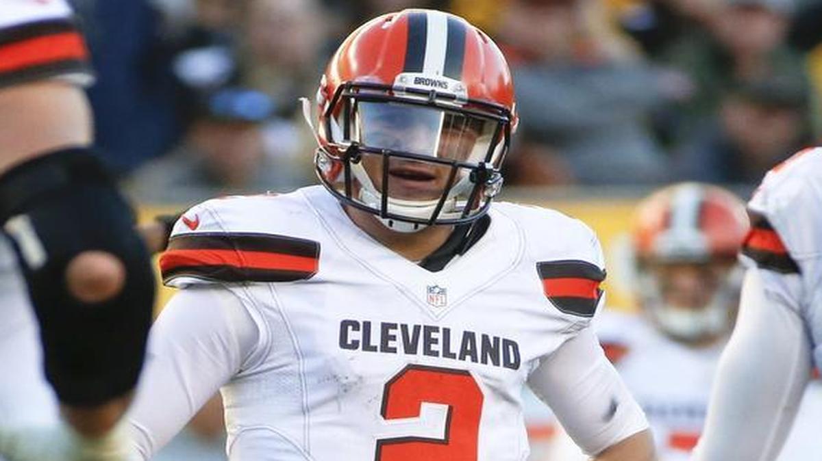 Johnny Manziel was benched Sunday because of off-the-field behavior.