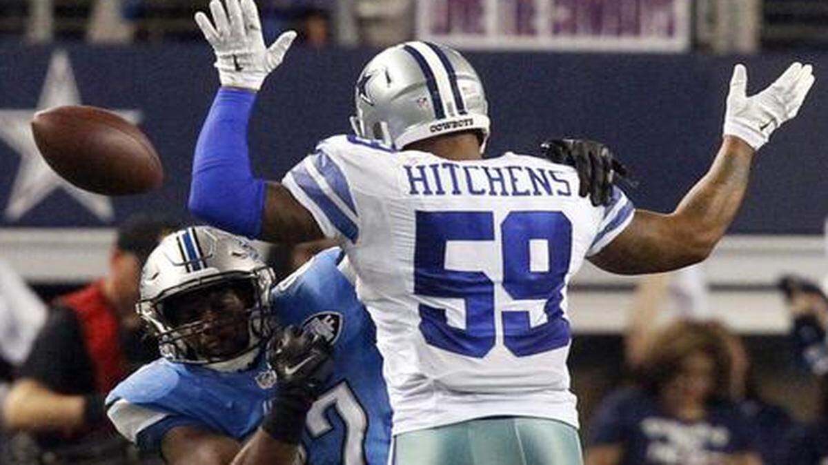 
Dallas Cowboys outside linebacker Anthony Hitchens’ play against Detroit Lions tight end Brandon Pettigrew has been discussed by conspiracy theorists everywhere. 
