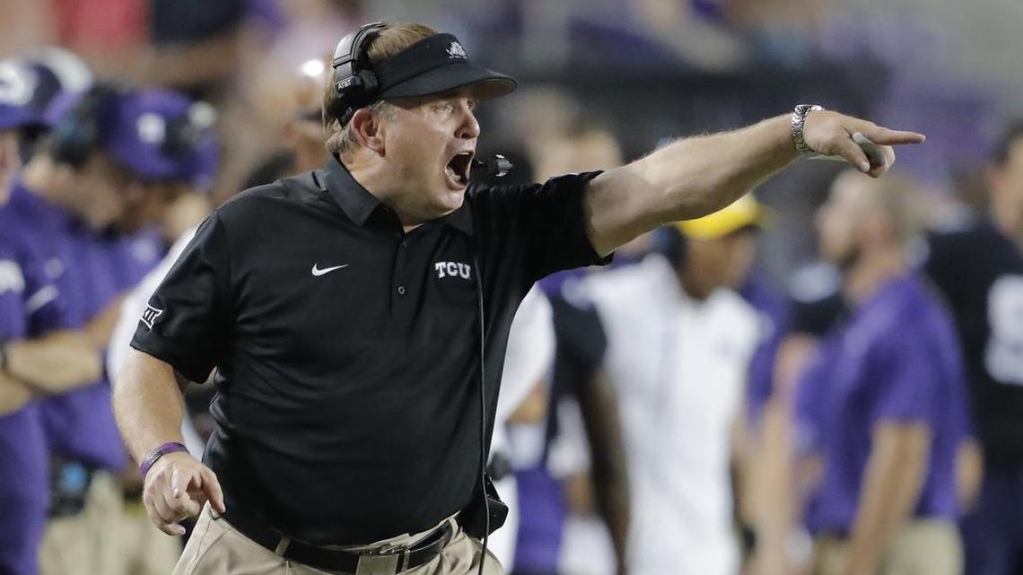 TCU Horned Frogs head coach Gary Patterson is trying to convince his players not to overlook 1-5 Kansas.