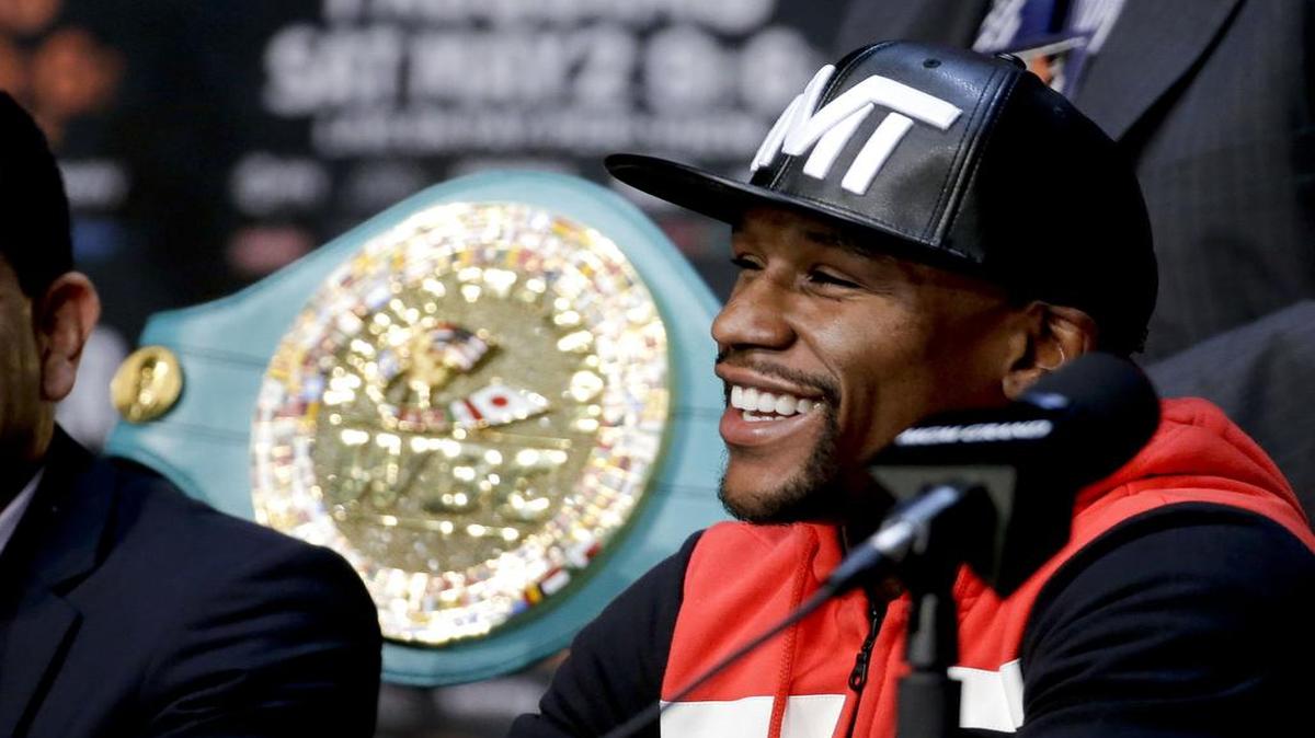 
Floyd Mayweather enters Saturday’s fight as the decisive favorite, and money continues to flow in his direction. 

