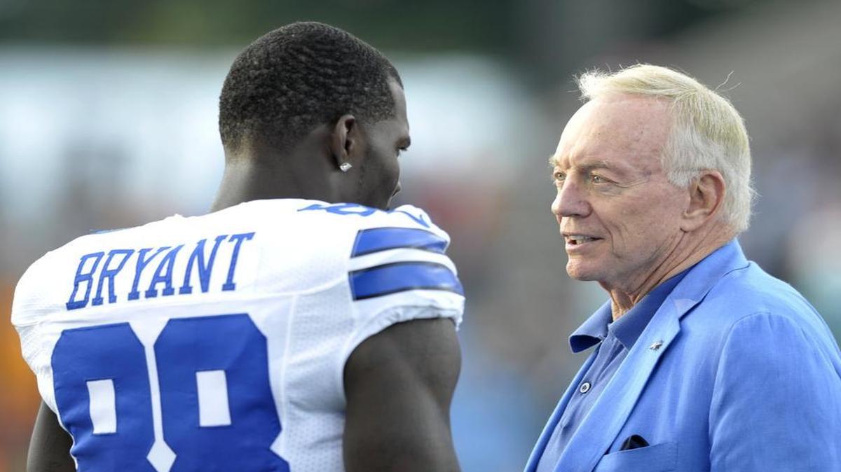 
Dez Bryant isn’t going to allow Cowboys owner Jerry Jones to put the squeeze on him.


