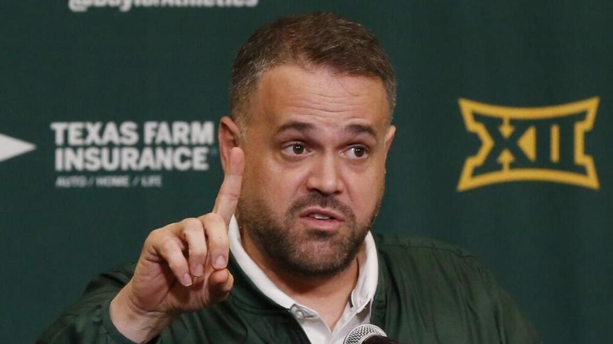 Despite a one-win season in his first year at Baylor, football coach Matt Rhule is drawing interest in Indianapolis for the Colts’ coaching vacancy.