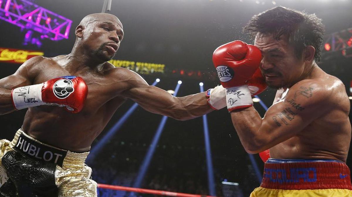 
Watching Floyd Mayweather Jr., left, and Manny Pacquiao fight wasn’t as much as picking out the beautiful people.

