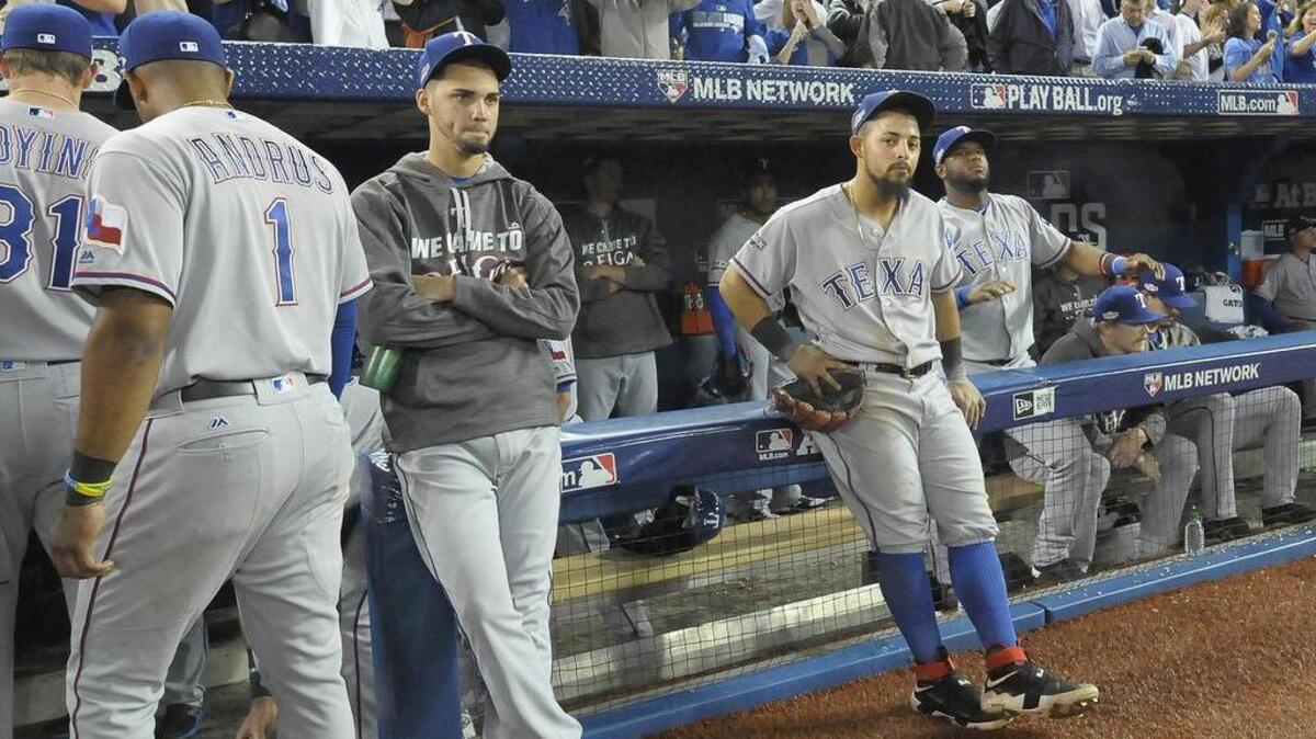 Texas Rangers players struggle through the realization that a 95-win season ended with a lost weekend against the Blue Jays. Would the disappointment be as muted if the Dallas Cowboys went through a similar situation?